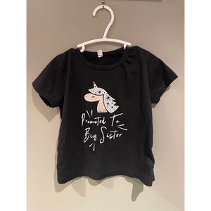 💫Promoted to Big Sister Unicorn Tshirt